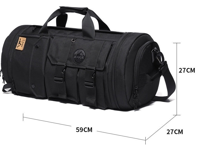 AventureMax - Sac à dos de randonnée homme grande capacité noir - Rynova