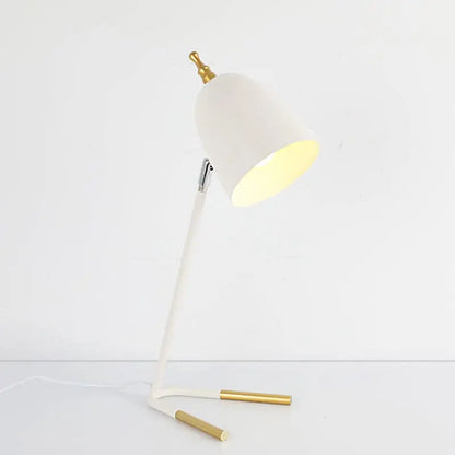 LumiDôme - Lampe de Table Métal avec Abat-jour en Dôme et Base en V - Rynova