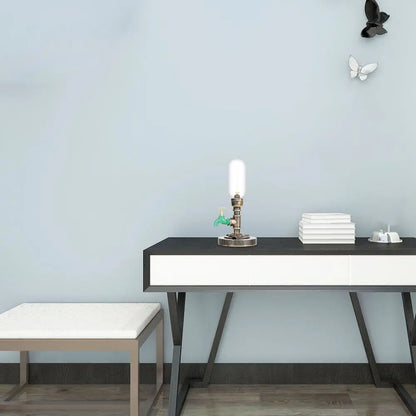 MecaLume - Lampe de Table Design Industriel avec Tuyau Métallique - Rynova