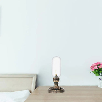 MecaLume - Lampe de Table Design Industriel avec Tuyau Métallique - Rynova