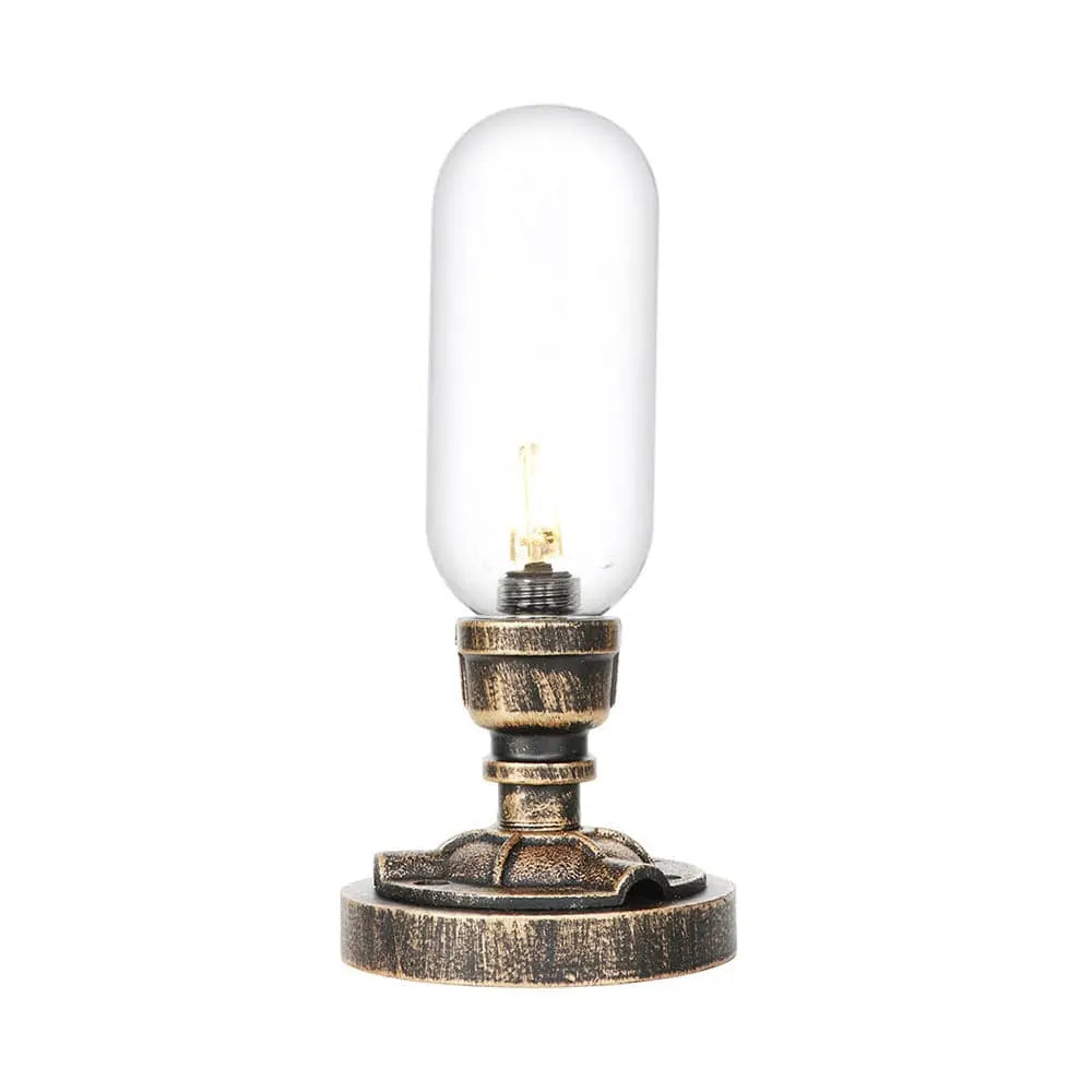 MecaLume - Lampe de Table Design Industriel avec Tuyau Métallique - Rynova