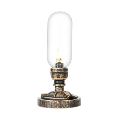 MecaLume - Lampe de Table Design Industriel avec Tuyau Métallique - Rynova