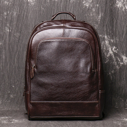 Voyage Luxe - Sac à dos en cuir pour hommes, grande capacité - Rynova