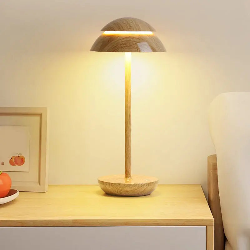 BrightLux - Lampe de table sans fil rechargeable avec éclairage LED intégré et batterie rechargeable intégrée - Rynova