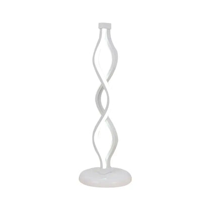 LumièreÉlégance - Lampe de Table LED en Forme de Spirale Blanche - Rynova