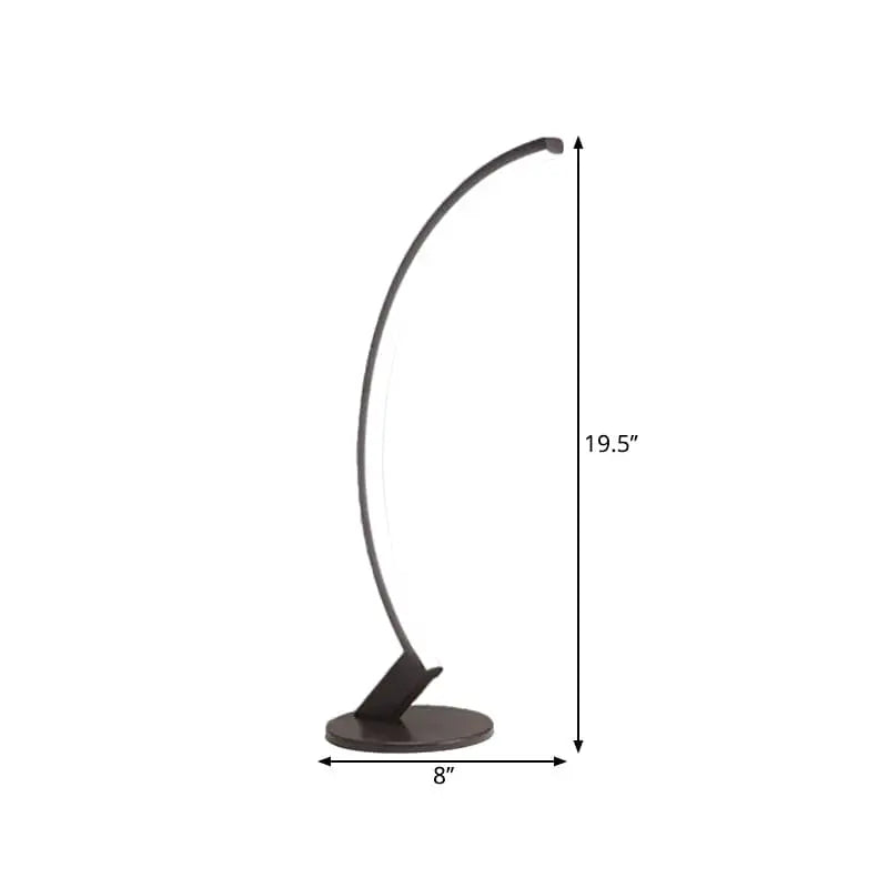 ArcLume - Lampe de Table Moderne en Métal Style Arc - Rynova