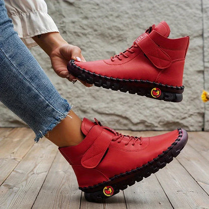 Élégance Céleste - Bottes orthopédiques en cuir pour confort et style - Rynova
