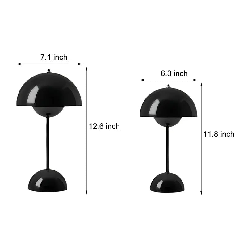 LumiFleur - Lampe de Table Rechargeable en Pot de Fleurs avec Variateur Tactile - Rynova