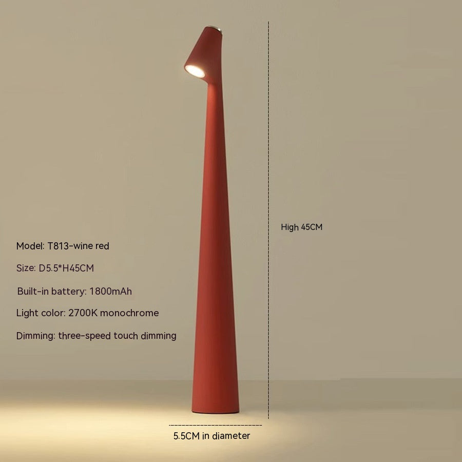 LumiMaître - Lampe de Table LED Rechargeable | Design Moderne et Fonctionnel | Éclairage Ambiant Durable - Rynova