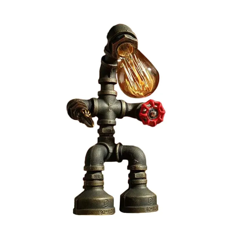 CyberGlow - Lampe de Table Robot Cyberpunk - Rynova