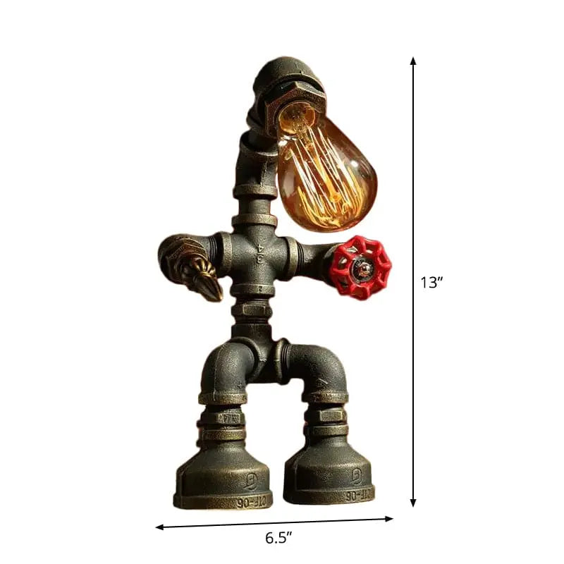 CyberGlow - Lampe de Table Robot Cyberpunk - Rynova
