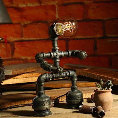 CyberGlow - Lampe de Table Robot Cyberpunk - Rynova