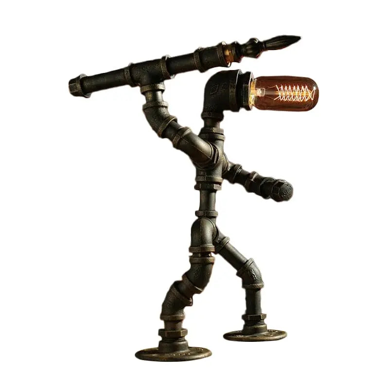 CyberGlow - Lampe de Table Robot Cyberpunk - Rynova