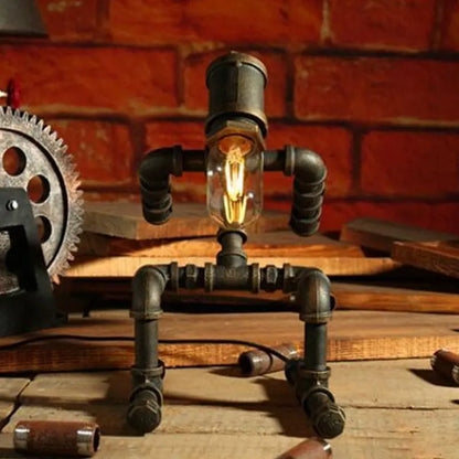 CyberGlow - Lampe de Table Robot Cyberpunk - Rynova