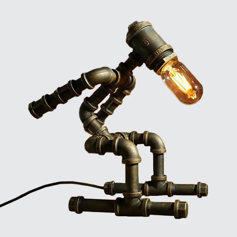 CyberGlow - Lampe de Table Robot Cyberpunk - Rynova