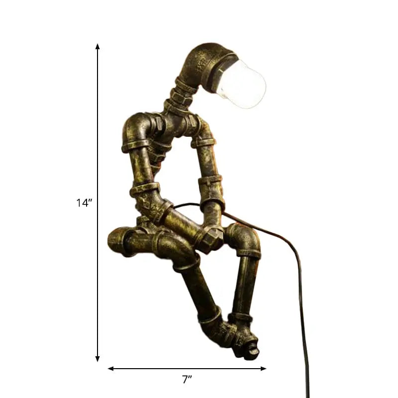 CyberGlow - Lampe de Table Robot Cyberpunk - Rynova