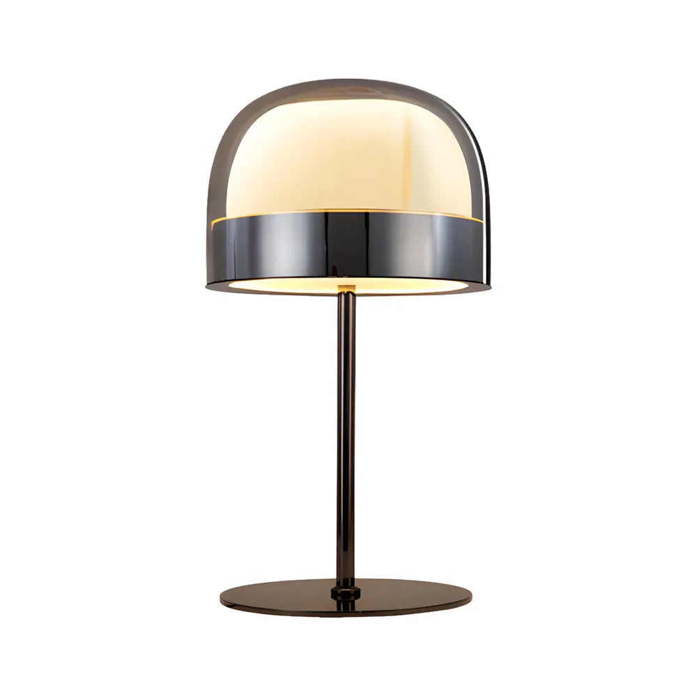 Lumière Élégante - Lampe de Table en Verre avec Éclairage Nocturne à Deux Couches - Rynova