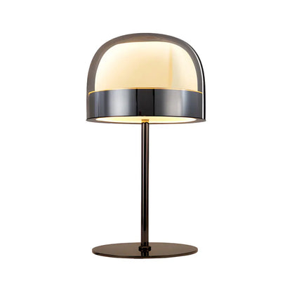 Lumière Élégante - Lampe de Table en Verre avec Éclairage Nocturne à Deux Couches - Rynova