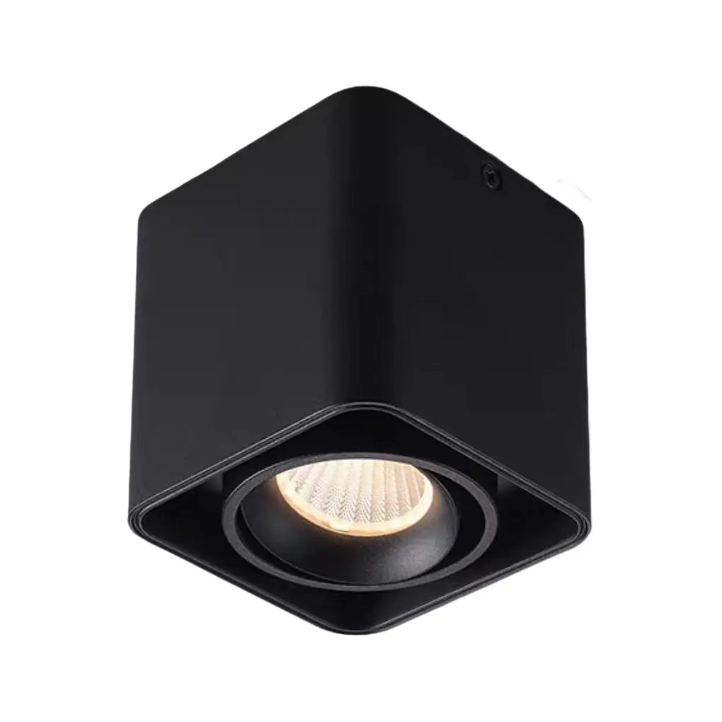 LumiFlex - Lampe de plafond carrée réglable avec éclairage LED à trois niveaux de gradation - Rynova