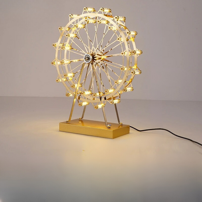 LumiRoue – Lampe de Table LED en Forme de Grande Roue de Designer - Rynova