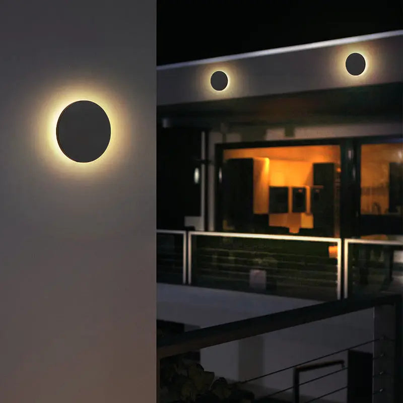 OrrLuxe - Lampe Murale LED Moderne en Métal Noir - Rynova
