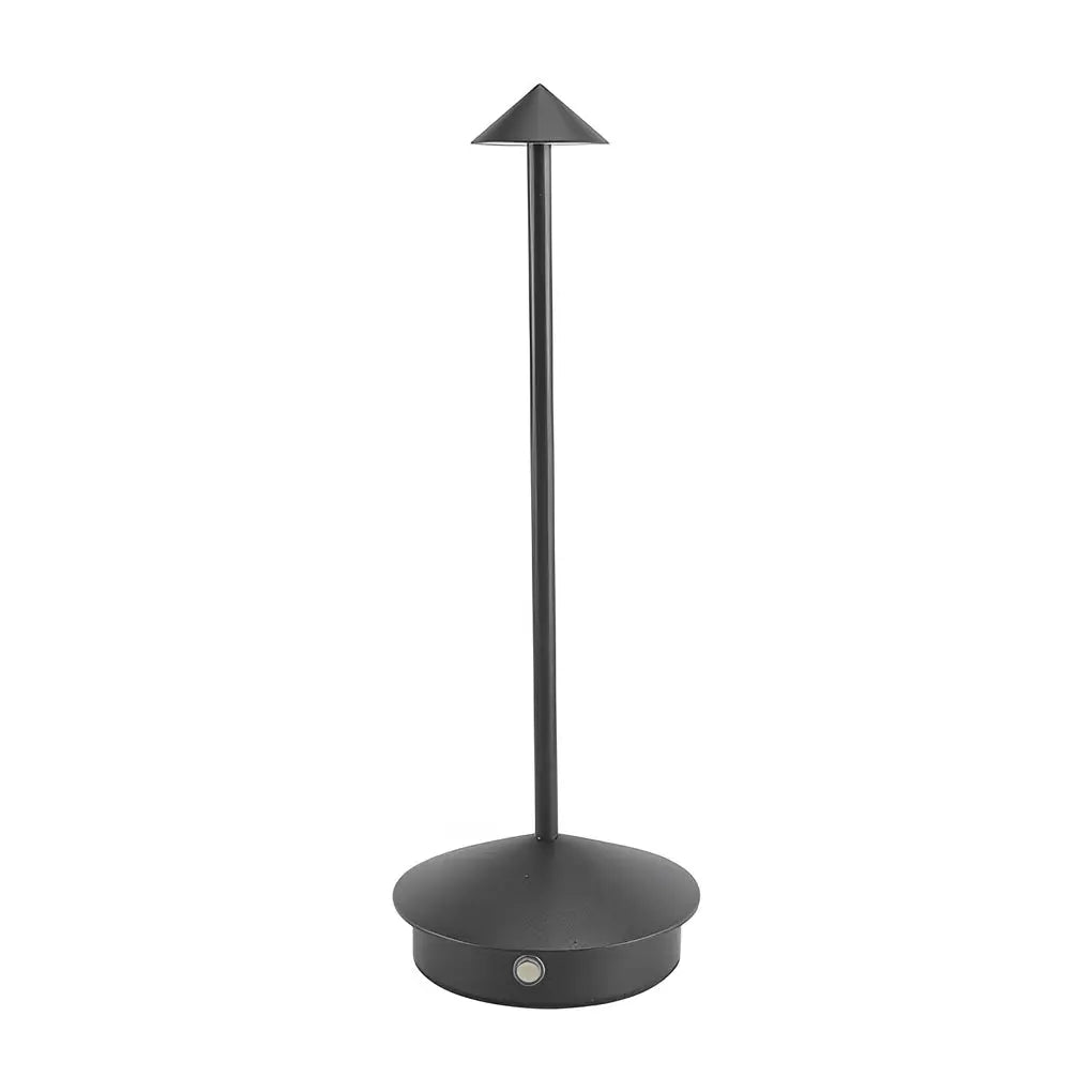 LumiGlow - Lampe de table à toucher USB en forme de champignon triangulaire avec dimmable à 3 niveaux - Rynova