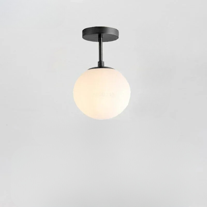 LumièreNordique - Plafonnier LED en Verre Élégant - Rynova