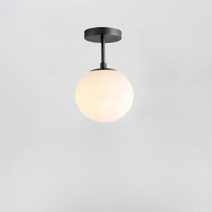 LumièreNordique - Plafonnier LED en Verre Élégant - Rynova