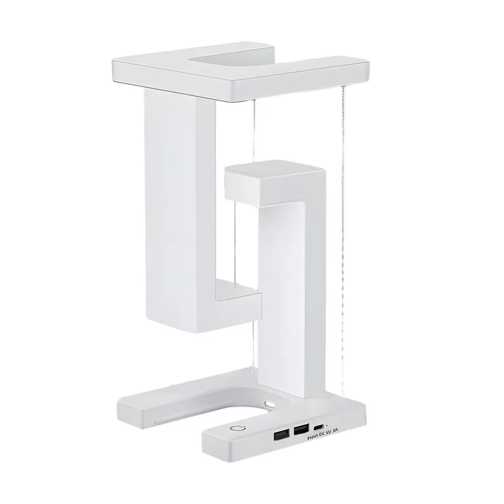 LeviLight - Lampe de Table Anti-Gravité avec Chargement Sans Fil et Éclairage LED - Rynova
