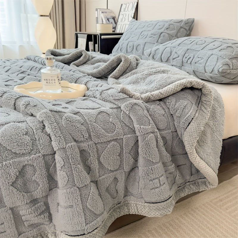 DouceurCâline - Couverture en fleece douce et chaleureuse pour toutes saisons - Rynova