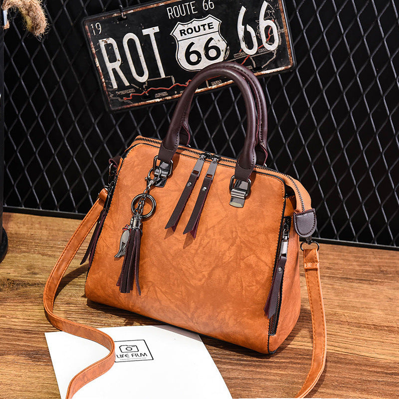 Luxe Chic - Sac à main en cuir souple pour femmes, grand modèle - Rynova