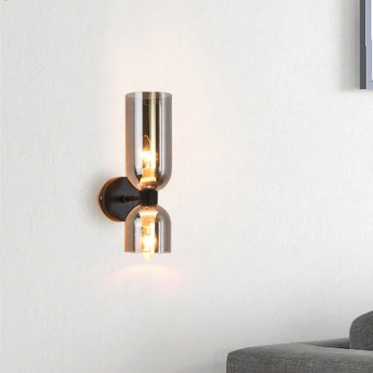 LumiVerre - Applique Murale à Double Tête en Verre - Rynova