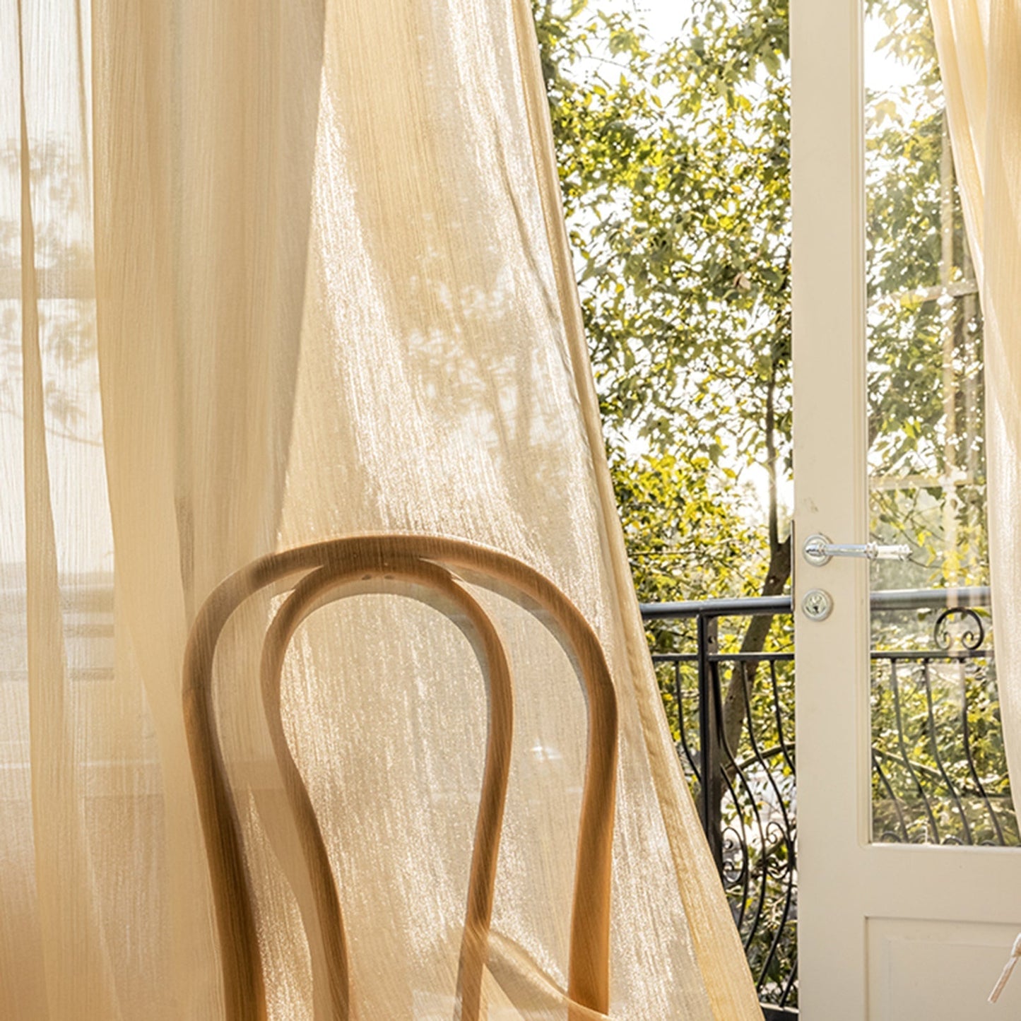 ChicTisse - Rideaux Translucides Tissés pour un Style Élégant et Moderne - Rynova