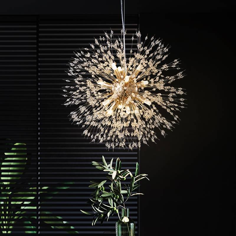 LunaBrillante - Suspension LED Design Métal Blanc & Doré pour une Ambiance Raffinée - Rynova