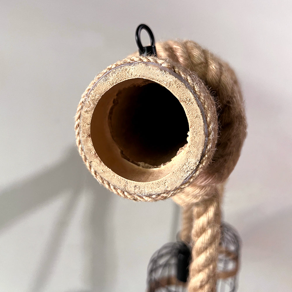 LumièreRétro – Suspension Vintage en Bois et Métal - Rynova
