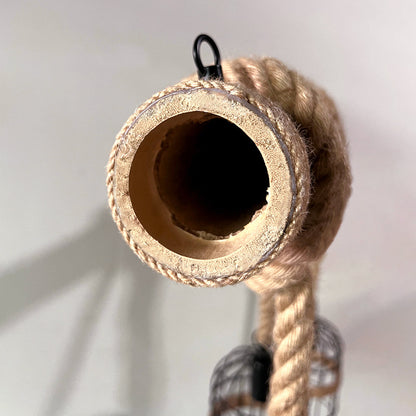 LumièreRétro – Suspension Vintage en Bois et Métal - Rynova