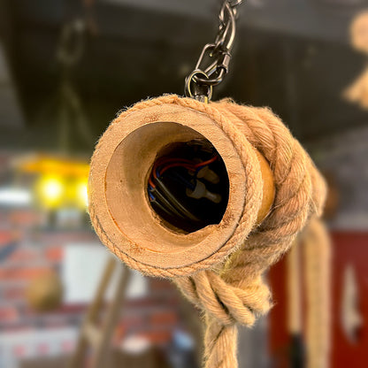 LumièreRétro – Suspension Vintage en Bois et Métal - Rynova