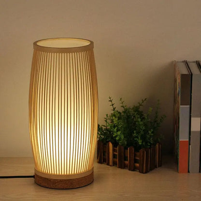 EcoLume - Lampe de table en bambou veilleuse - Rynova
