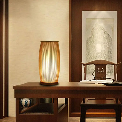 EcoLume - Lampe de table en bambou veilleuse - Rynova