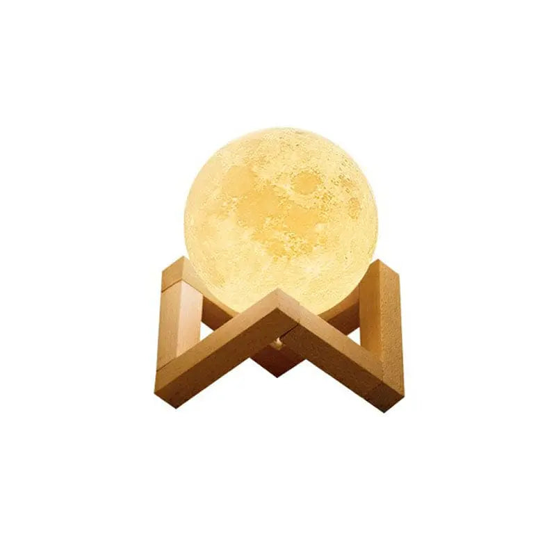 LunaGlow - Lampe de Table en Forme de Lune en Plastique - Rynova