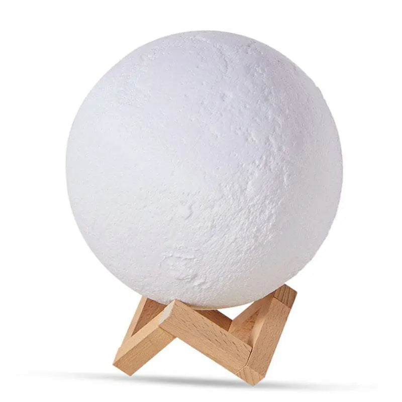 LunaGlow - Lampe de Table en Forme de Lune en Plastique - Rynova