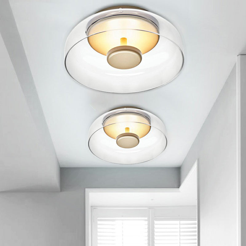 ÉclatLum – Plafonnier LED Élégant en Verre - Rynova