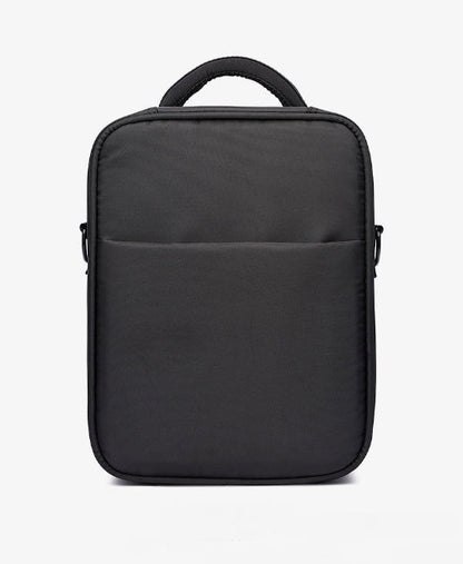 Saccoo - Sac messager pour homme en tissu Oxford noir de qualité - Rynova