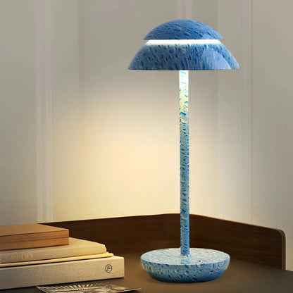 BrightLux - Lampe de table sans fil rechargeable avec éclairage LED intégré et batterie rechargeable intégrée - Rynova