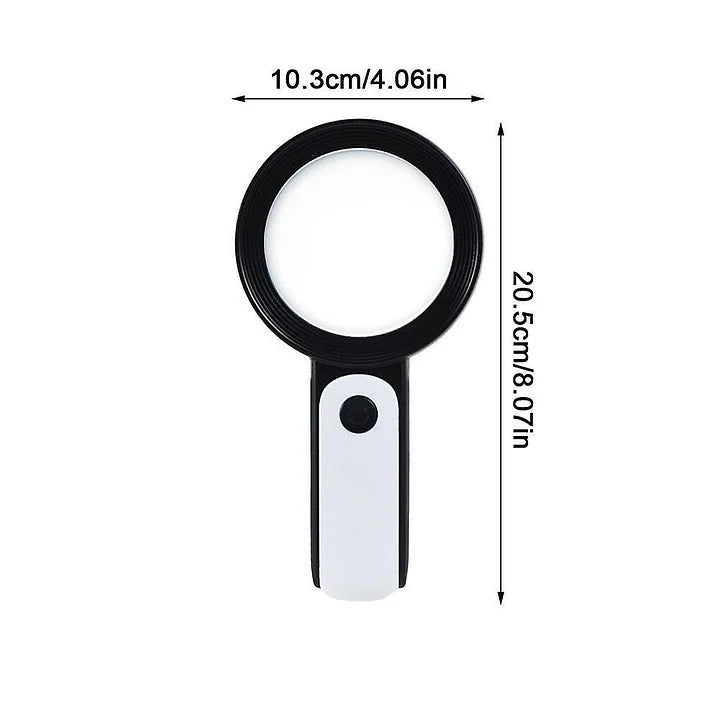 Luxread - Loupe Optique 30X Portable | Améliorez votre Confort de Lecture - Rynova