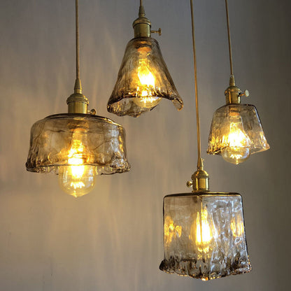 ÉclatOvale - Lampe de plafond avec prismes en cristal noir - Rynova