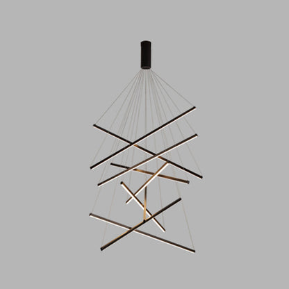 LumaNoir – Lampe Suspendue LED Minimaliste en Métal Noir - Rynova