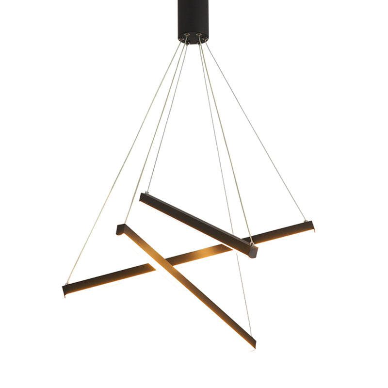 LumaNoir – Lampe Suspendue LED Minimaliste en Métal Noir - Rynova