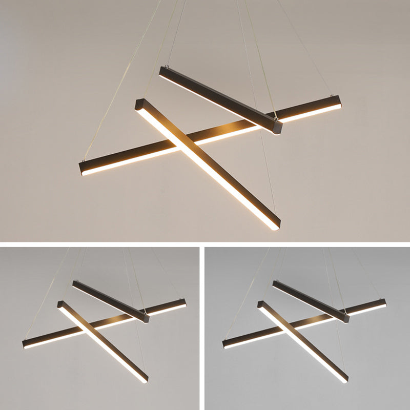 LumaNoir – Lampe Suspendue LED Minimaliste en Métal Noir - Rynova