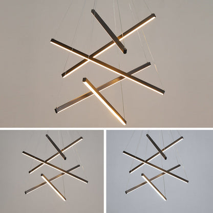 LumaNoir – Lampe Suspendue LED Minimaliste en Métal Noir - Rynova